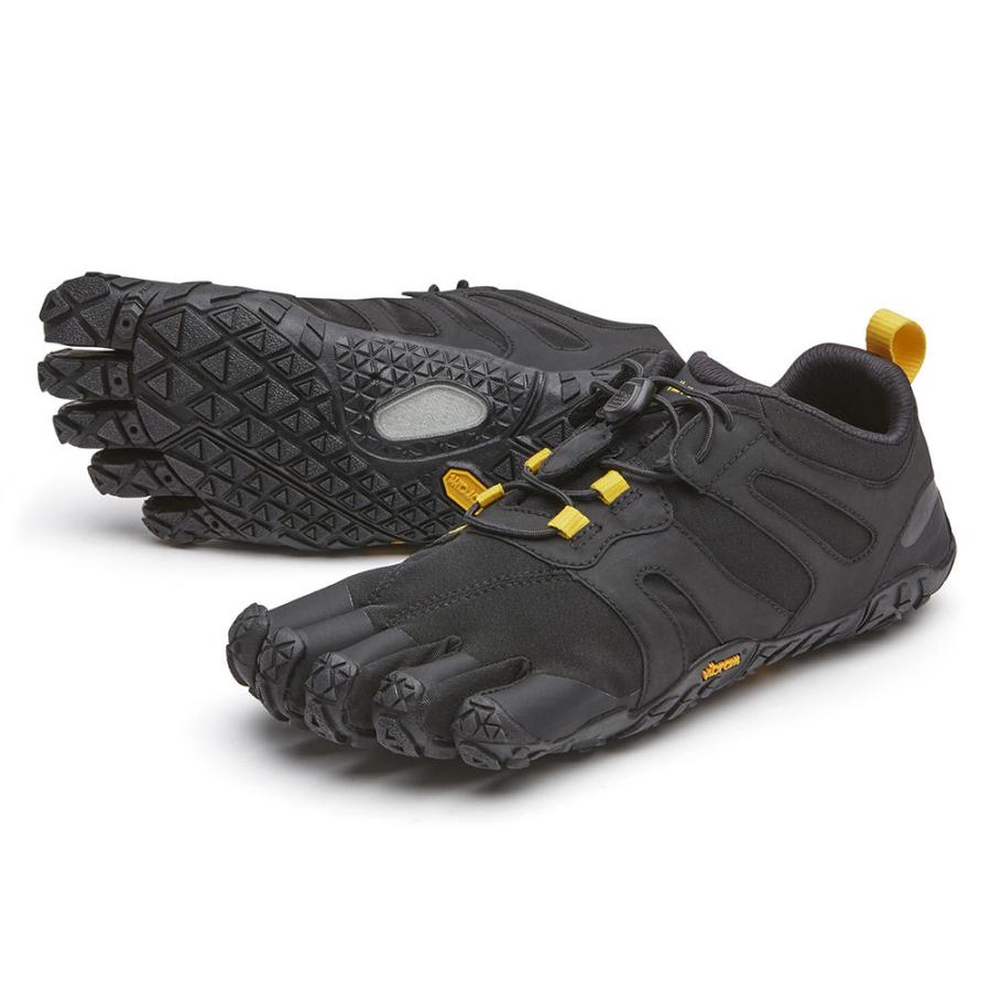 Vibram FiveFingers ビブラムファイブフィンガーズ レディースV-Trail 2.0 19W7601 / Black / Yellow 19W7601 日本正規代理店Barefootinc