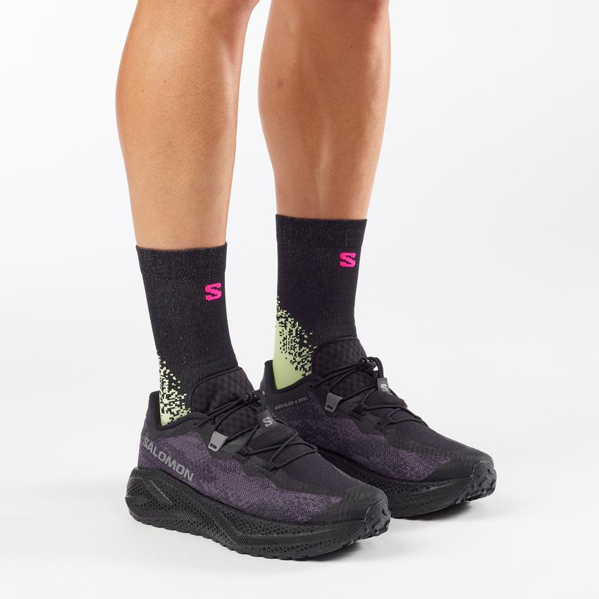 あすつく対応 サロモン SALOMON AERO GLIDE 4 GRVL BLACK/ASPHALT/BLACK L49174400 エアログライド4 グラベル メンズ ランニングシューズ 靴の画像