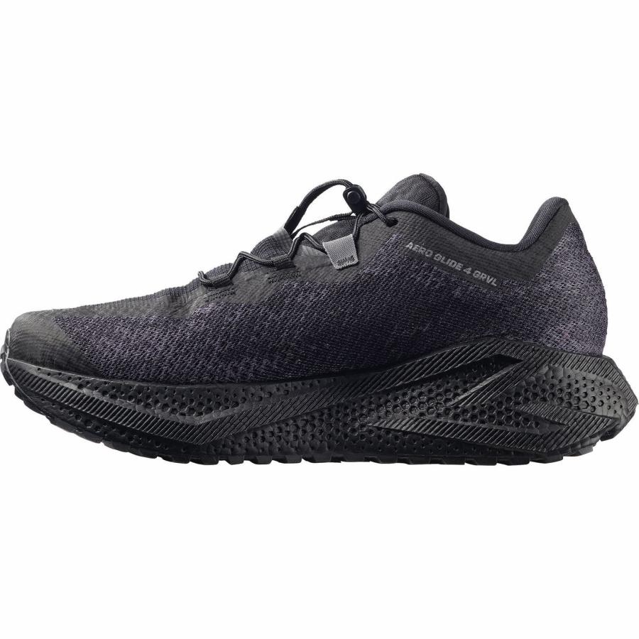 あすつく対応 サロモン SALOMON AERO GLIDE 4 GRVL BLACK/ASPHALT/BLACK L49174400 エアログライド4 グラベル メンズ ランニングシューズ 靴の画像
