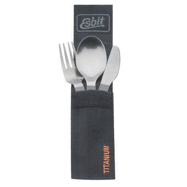 エスビット Esbit チタニウムカトラリーセット カトラリー キャンプ用食器 チタン | エスビット | 01