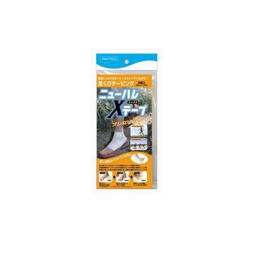 ニューハレ New-HALE Xテープ（6枚） ホワイト テーピング サポート Xテープ トレイルランニング スポーツ | 