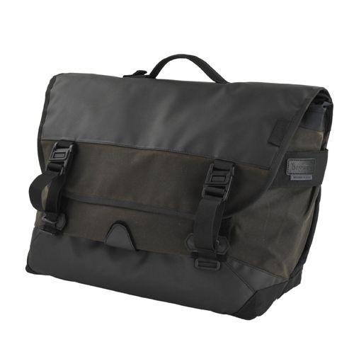 バッグジャック Bagjack Next Level Messenger M Black Body waxed Brown ネクスト レベル メッセンジャーバッグ 通勤 通学｜vic2