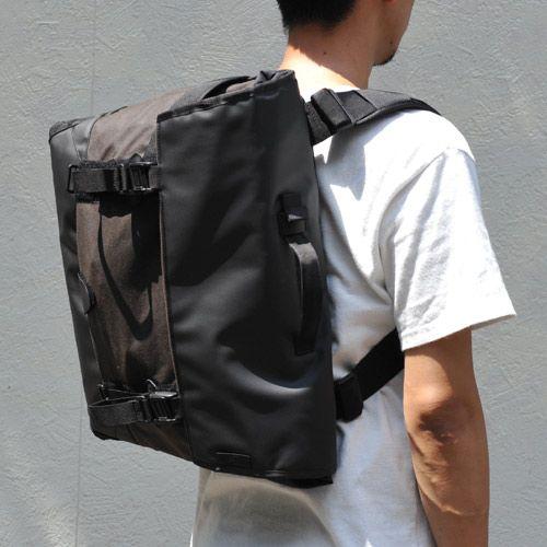 バッグジャック Bagjack Next Level Messenger M Black Body waxed Brown ネクスト レベル メッセンジャーバッグ 通勤 通学｜vic2｜03