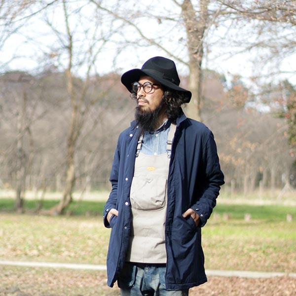 ネイタルデザイン NATAL DESIGN HOLTER APRON GRAY ホルター エプロン