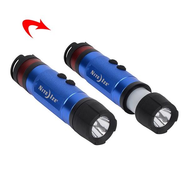 ナイトアイズ NITEIZE 3イン1 LED ミニフラッシュライト ブルー ハンディライト ランタン | NITE IZE | 01