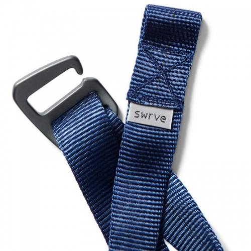 スワーブ SWRVE webbed BELT navy｜vic2