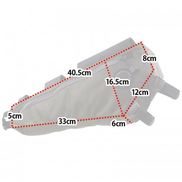 あすつく対応 フェアウェザー FAIRWEATHER frame bag HALF x-pac/black |  | 07