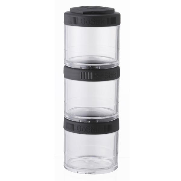 ブレンダー Blender Bottle ゴースタック 3パック 100cc ブラック | GoStak