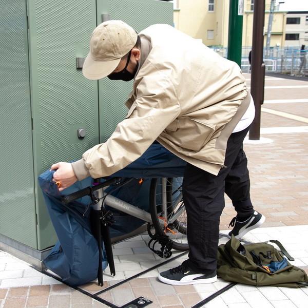 フェアウェザー FAIRWEATHER bike carry bag Slate Blue バイク