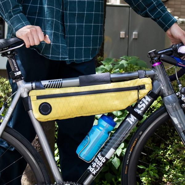 フェアウェザー FAIRWEATHER frame bag x-pac/banana : vic2 フェアウェザー FAIRWEATHER frame bag x-pac/banana : vic2