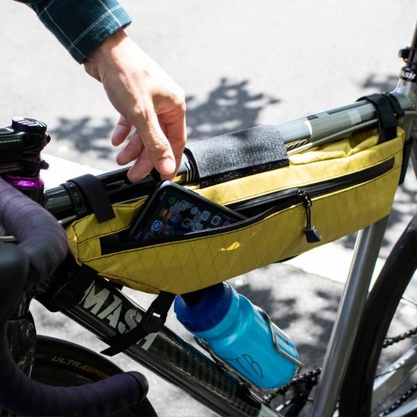 フェアウェザー FAIRWEATHER frame bag x-pac/banana : vic2 フェアウェザー FAIRWEATHER frame bag x-pac/banana : vic2