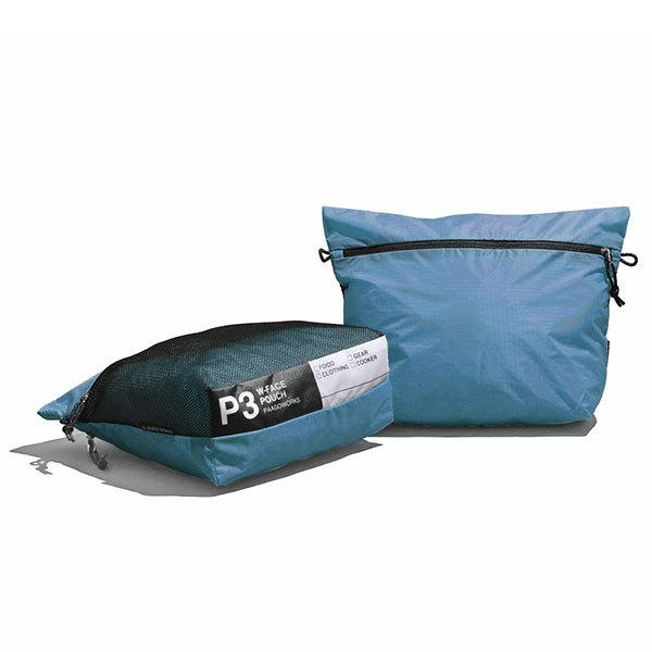 あすつく対応 パーゴワークス PaaGoWORKS W-FACE ポーチ 3 ブルー US103BLU | PAAGO WORKS