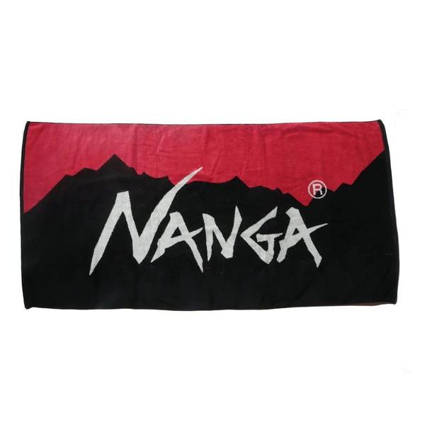 ナンガ NANGA NANGA LOGO BATH TOWEL RED×BLK N13NG5N4｜vic2
