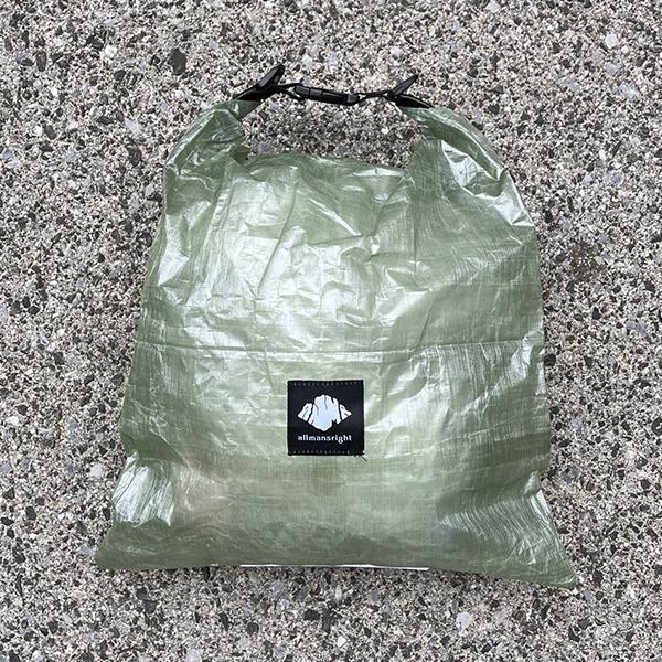 オールマンズライト allmansright Bjorn Food Bag Dyneema GREEN Mサイズ ARCU0004-600 | 