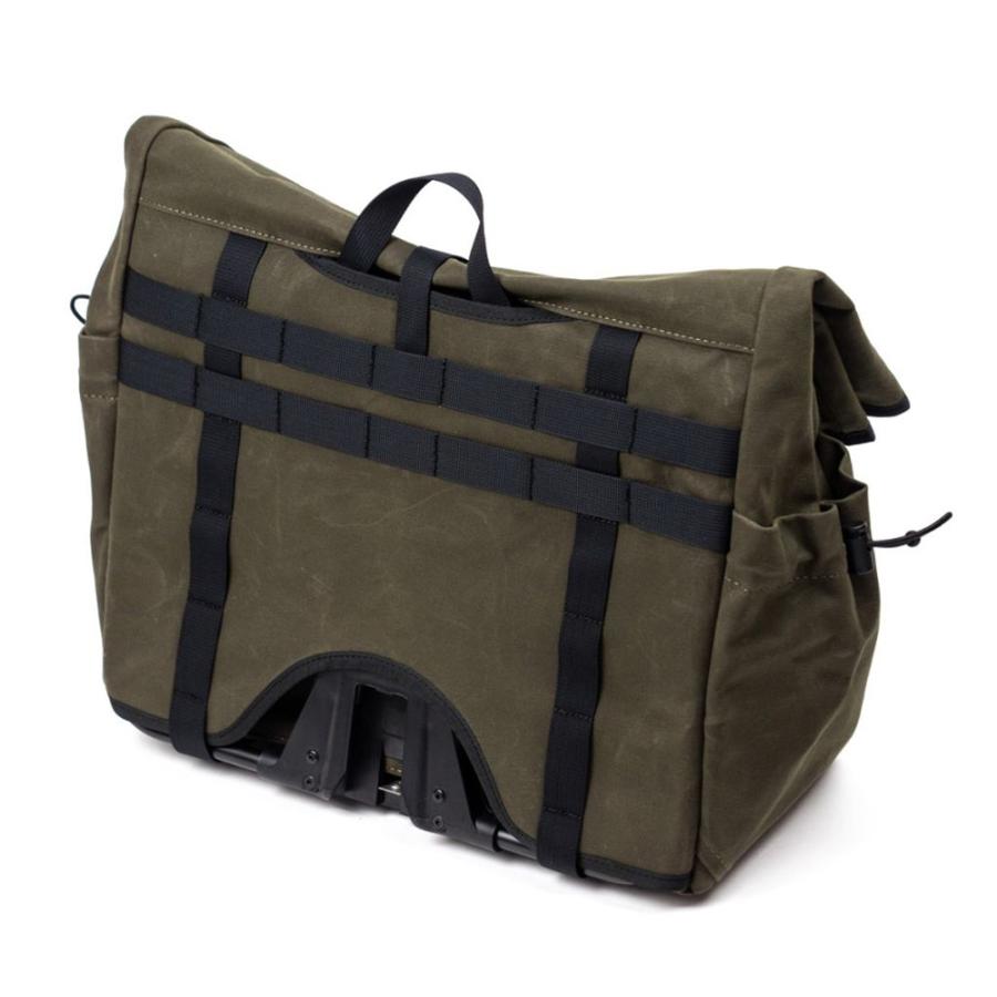 フェアウェザー FAIRWEATHER front bag for brompton フレームなし wax dark olive A配 |  | 02