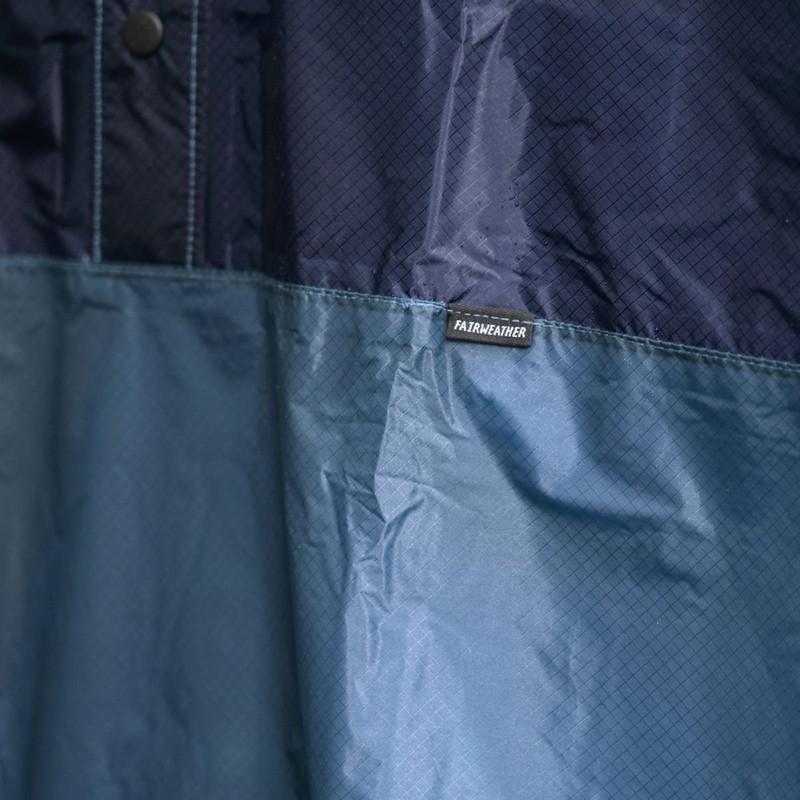 あすつく対応 フェアウェザー FAIRWEATHER packable rain poncho navy/slate blue Lサイズ パッカブルレインポンチョ |  | 02