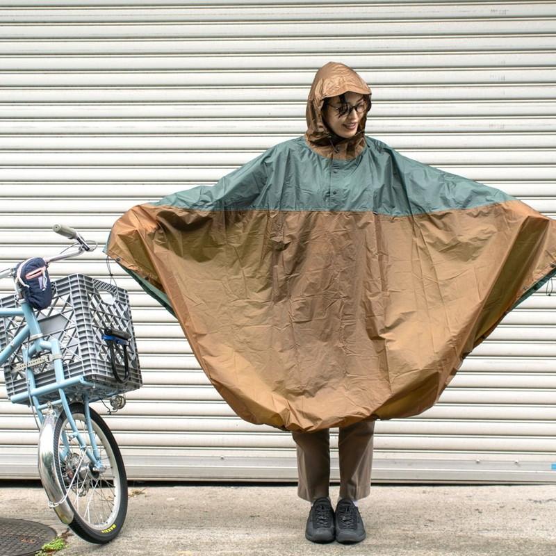 あすつく対応 フェアウェザー FAIRWEATHER packable rain poncho navy/slate blue Lサイズ パッカブルレインポンチョ |  | 06