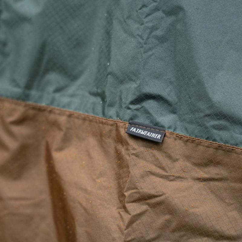 あすつく対応 フェアウェザー FAIRWEATHER packable rain poncho green/coyote Lサイズ パッカブルレインポンチョ |  | 02