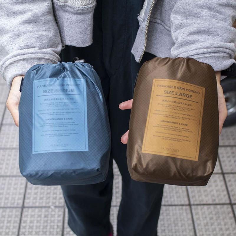 あすつく対応 フェアウェザー FAIRWEATHER packable rain poncho green/coyote Lサイズ パッカブルレインポンチョ |  | 09