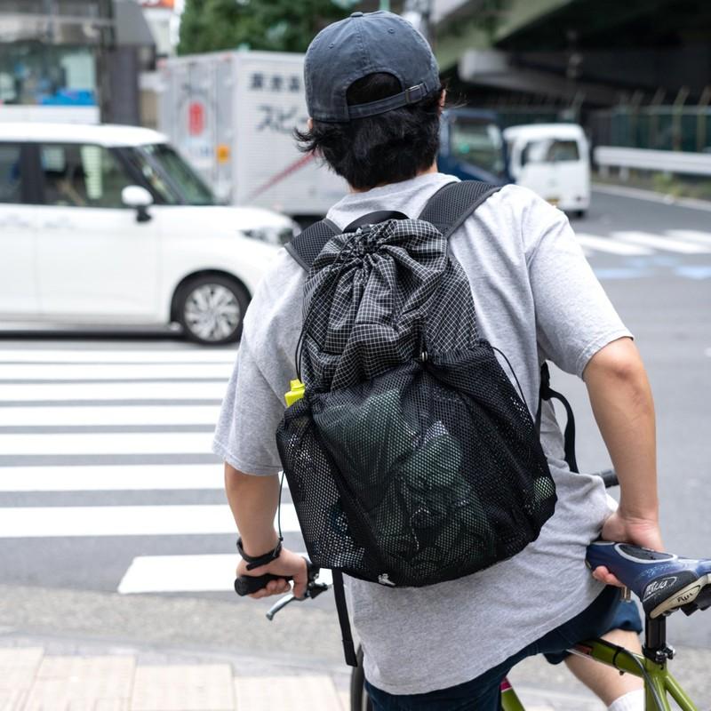 旅行かばん・小分けバッグ FAIRWEATHER packable pack (black) FAIRWEATHER* packable pack (black) - BLUE LUG GLOBAL ONLINE