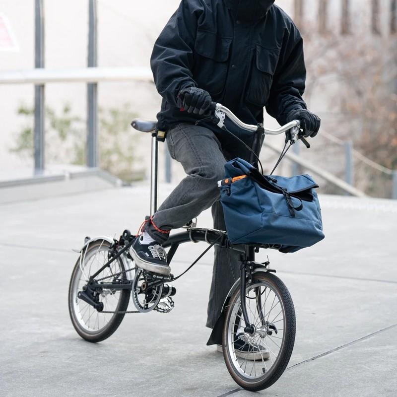 フェアウェザー FAIRWEATHER brompton bag mini フレームあり black｜vic2｜02