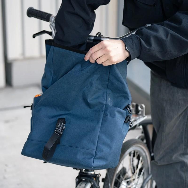 フェアウェザー FAIRWEATHER brompton bag mini フレームあり purple｜vic2｜06