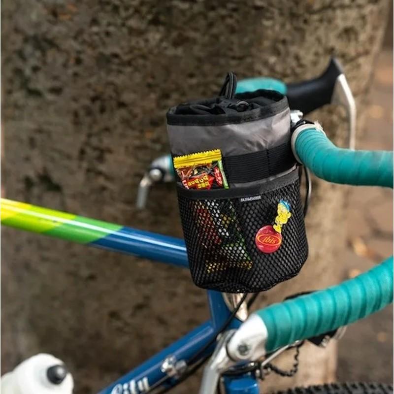 自転車 フェアウェザー コーナーバッグ ステムバッグ X-PAC 黒 BLUE LUG