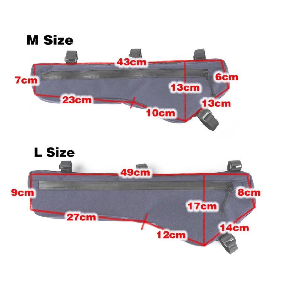 あすつく対応 フェアウェザー FAIRWEATHER frame bag SP cordura/dalmatian L フレームバッグSP コーデュラ |  | 04