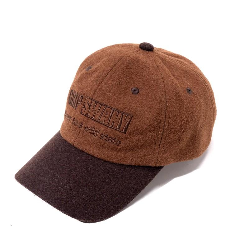 あすつく対応 10%OFFセール グリップスワニー Grip Swany WOOL FLANNEL CAP BROWN GSUA-093 SALE | 