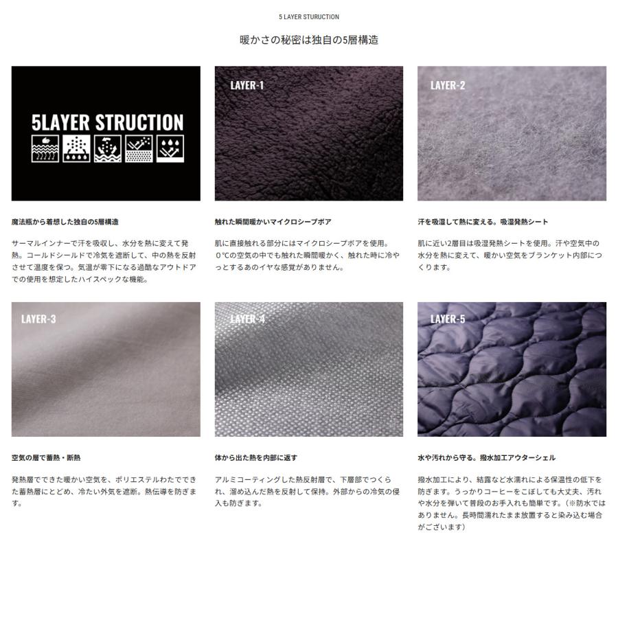 ルー LUGH 魔法瓶ブランケット classic サンセットレッド Lサイズ JZ-LU2011-BK200L |  | 10