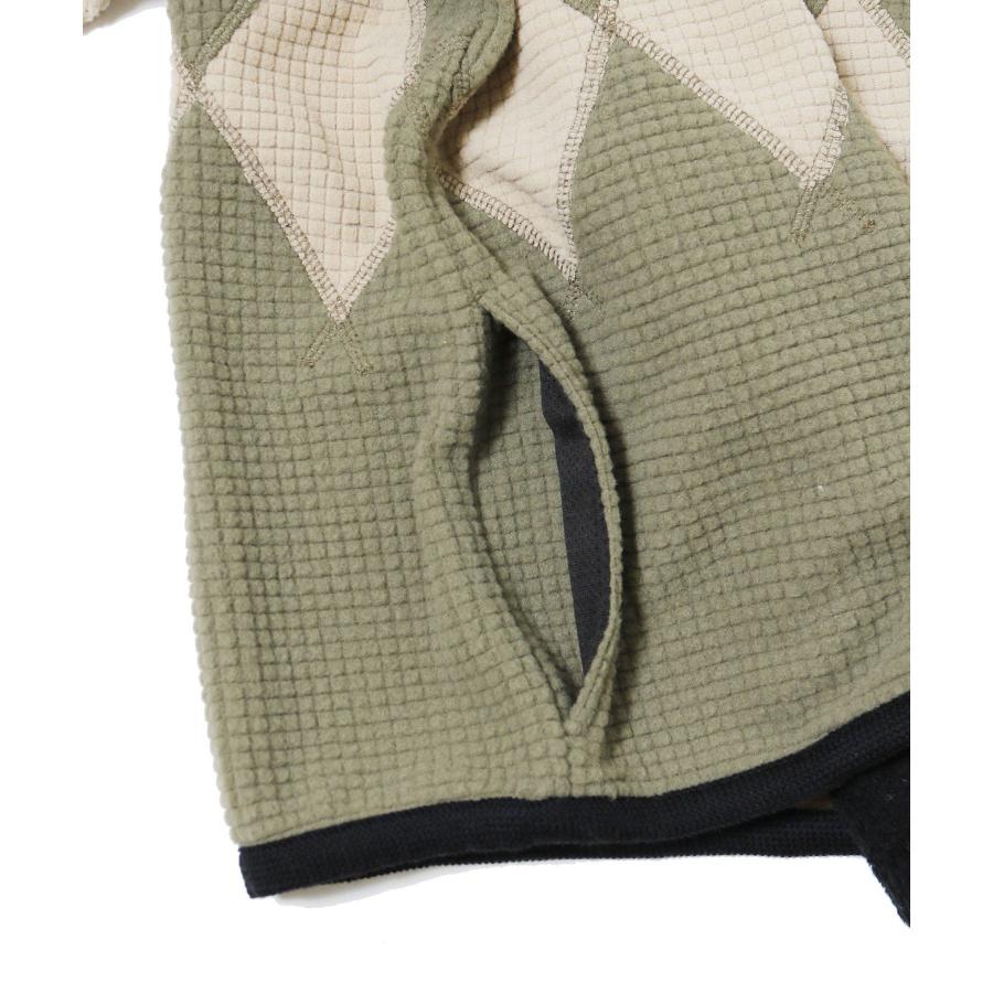 あすつく対応 40%OFFセール バーラップアウトフィッター Burlap Outfitter ARGYLE FLEECE CARDIGAN BLACK/MOSS Mサイズ 25FWBO030088 SALE |  | 05