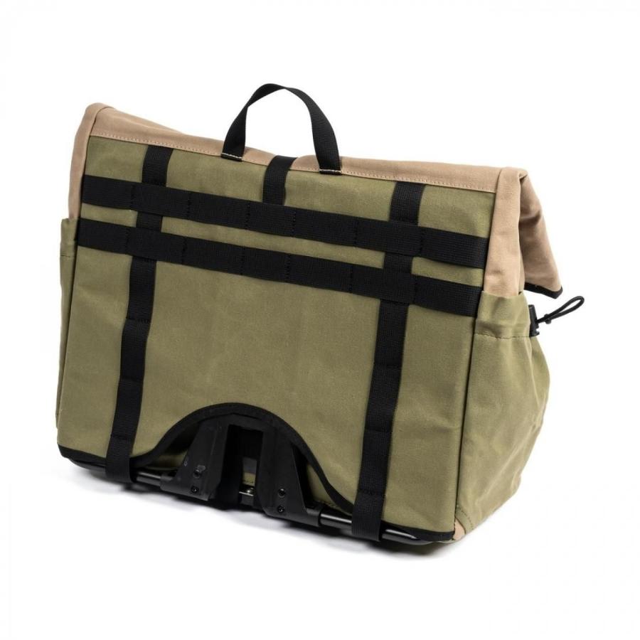 フェアウェザー FAIRWEATHER brompton bag フレームあり waxed canvas