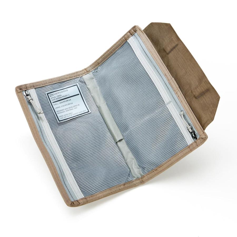 あすつく対応 エバーグッズ EVERGOODS CAP1 - Civic Access Pouch 1L Fossil Brown eg13009a | EVERGOODS | 04