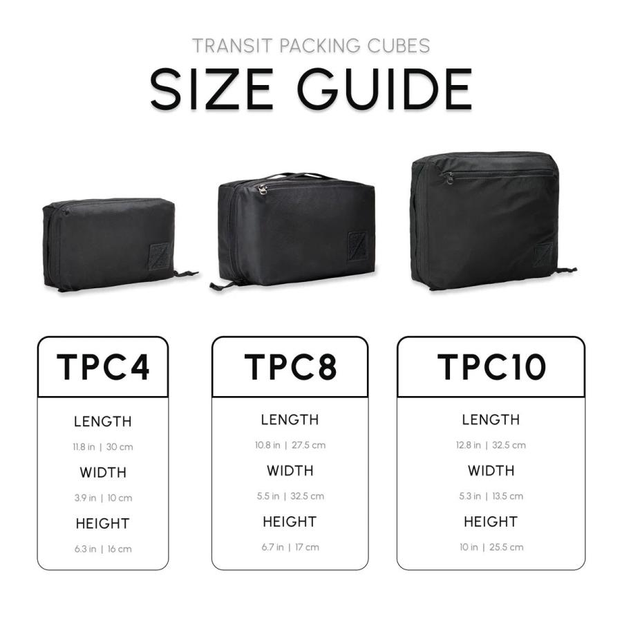 エバーグッズ EVERGOODS TPC4 - Transit Packing Cube 4L Black eg13026a トランジットパッキングキューブ | EVERGOODS | 06