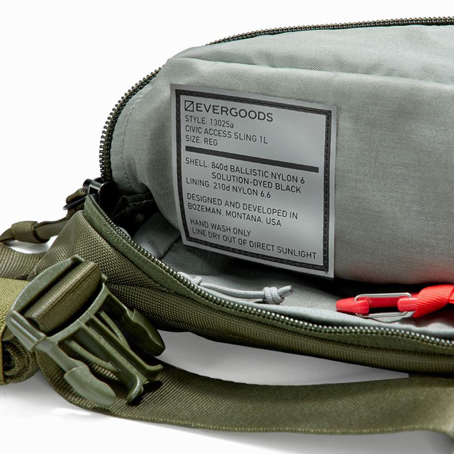 あすつく対応 エバーグッズ EVERGOODS CAS1 - Civic Access Sling 1L OD Green eg13025a シビックアクセススリング | EVERGOODS | 04