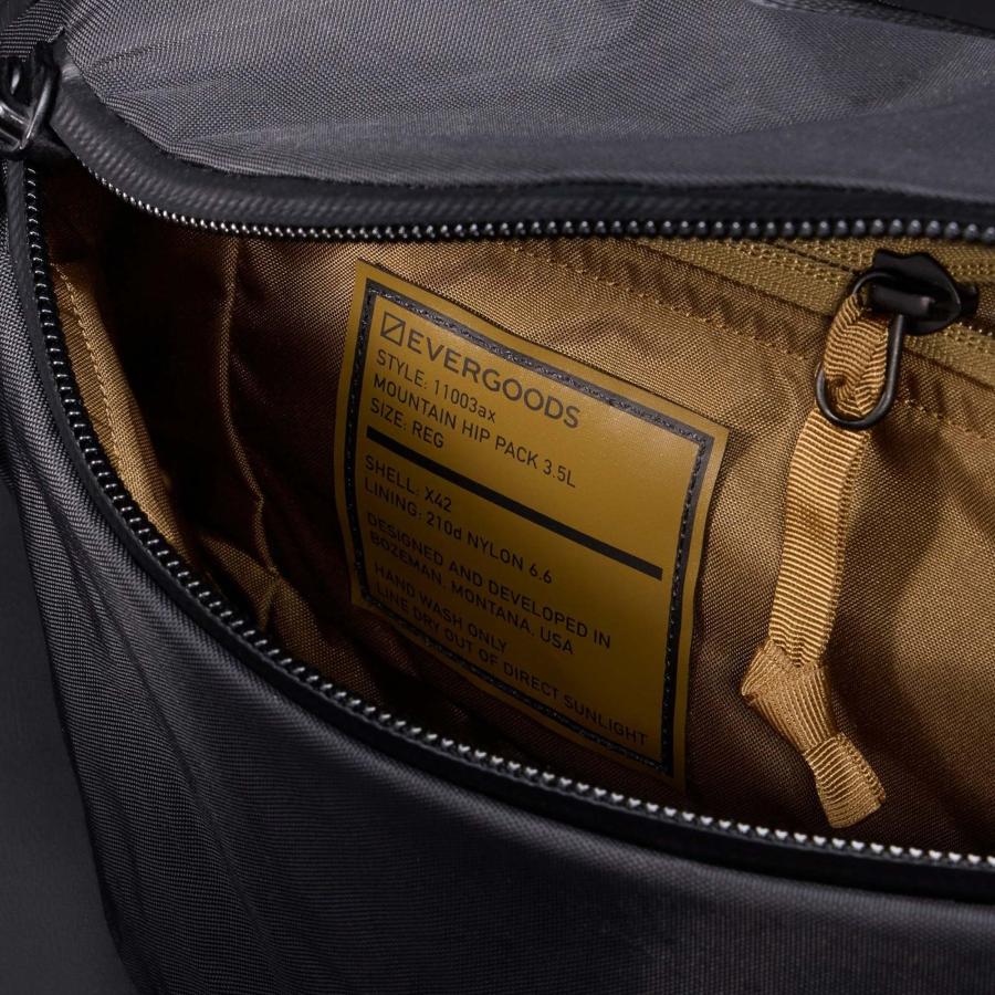 あすつく対応 エバーグッズ EVERGOODS MHP3.5 - Mountain Hip Pack 3.5L X-pac Black Coyote eg11003ax マウンテンヒップパック | EVERGOODS | 09