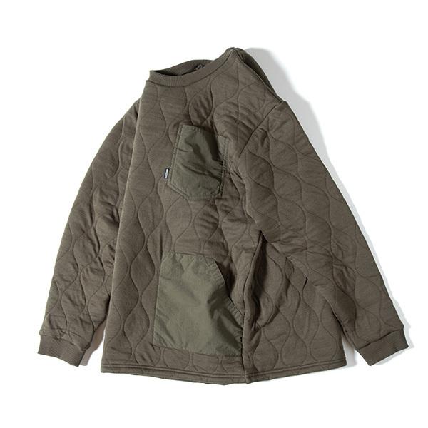 グリップスワニー Grip Swany Camp Pocket Quilt Crew Olive 286218692vic2 通販