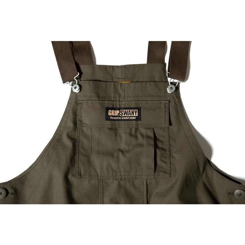 グリップスワニー GSP-104 オーバーオール S オリーブ グリップ