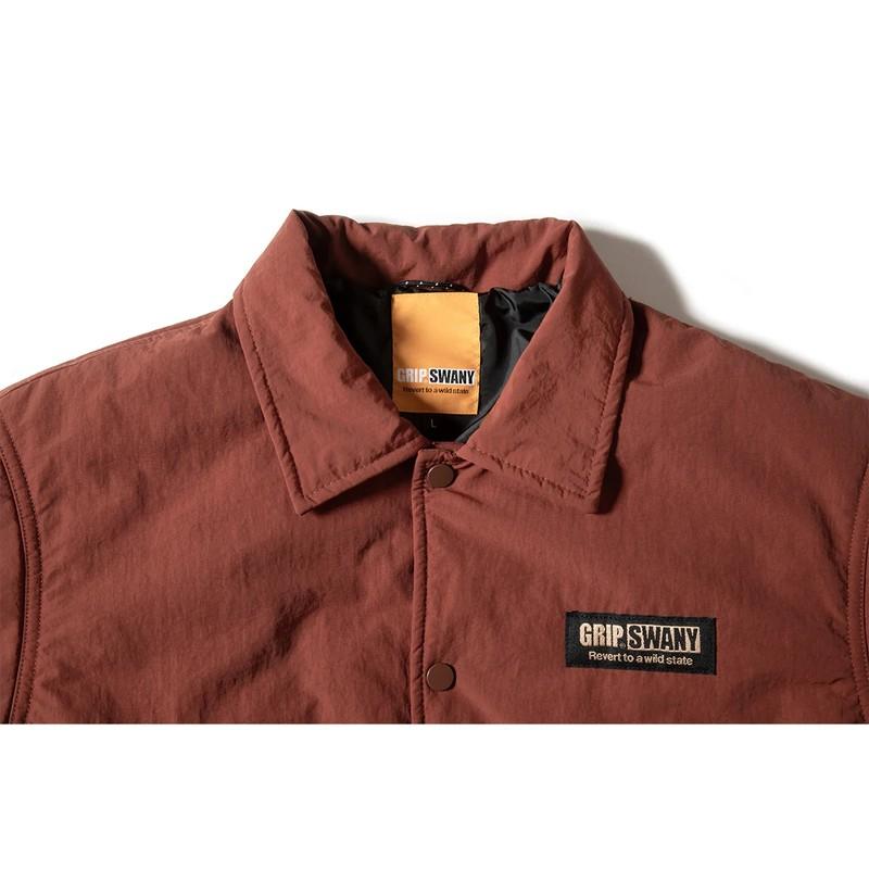 GRIP SWANY ブラウン コーチジャケット グリップスワニー Grip Swany Insulated Coach Jkt Red Brown GSJ-95