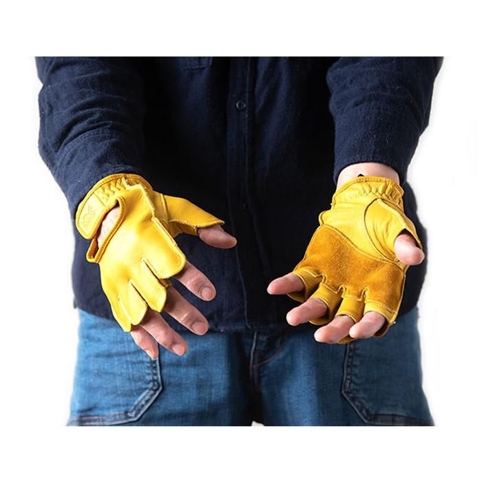 グリップスワニー Grip Swany G-12 革手袋 スワニーイエロー レザーグローブ