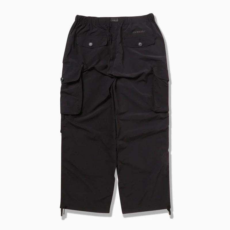 あすつく対応 30%OFFセール アンドワンダー and wander oversized cargo pants black 5745282094 SALE |  | 01