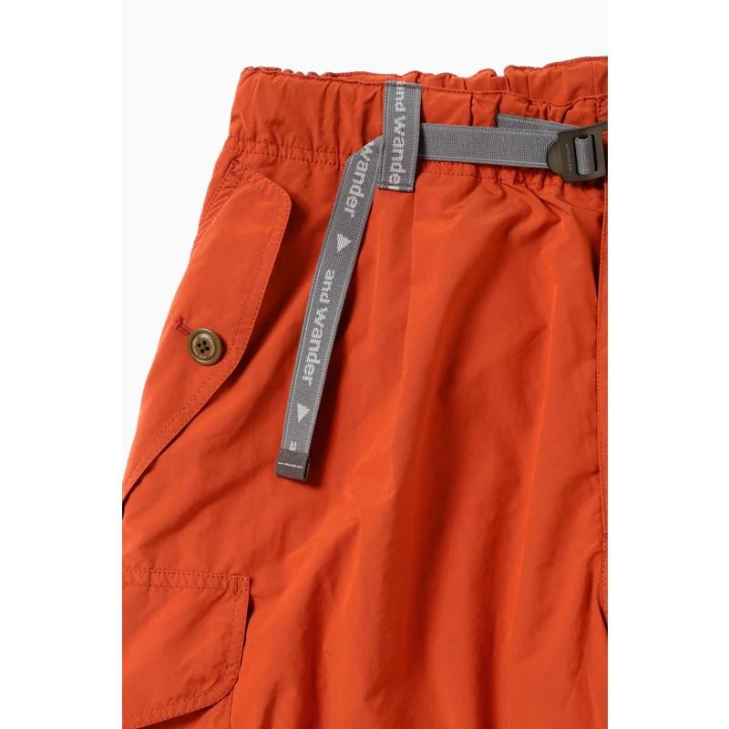 あすつく対応 30%OFFセール アンドワンダー and wander oversized cargo pants black 5745282094 SALE |  | 04