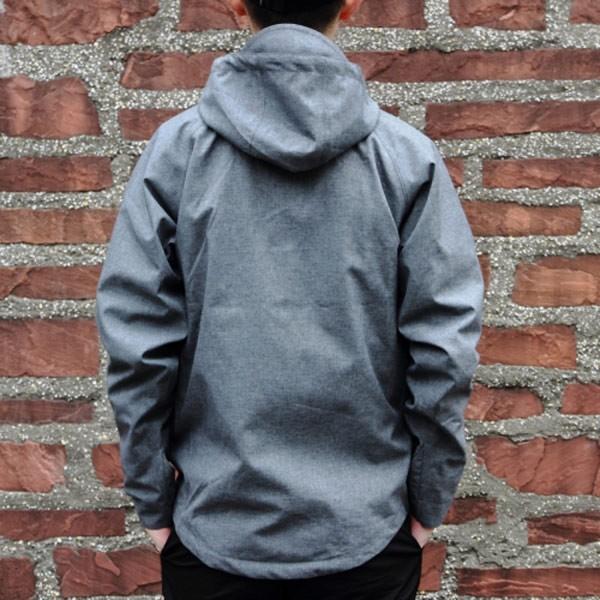 スワーブ SWRVE fully seam-sealed waterproof jacket heather grey フルリー シームシールド ウォータープルーフ ジャケット 防水 スワーブ SWRVE フルリー シームシールド ウォータープルーフ ジャケット 防水