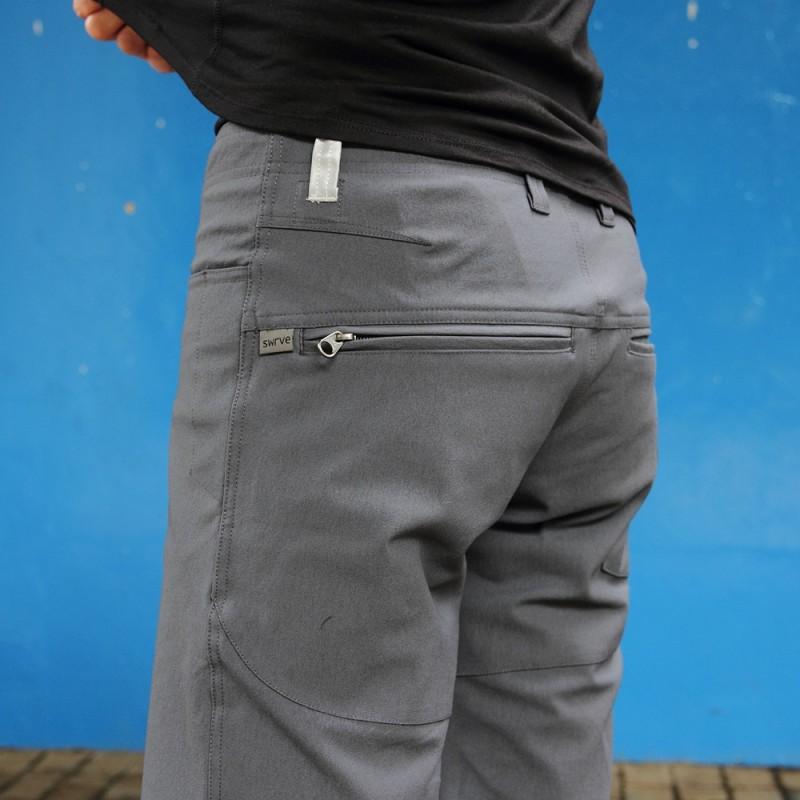 スワーブ SWRVE durable cotton Cigarette Shorts Gray デュラブル