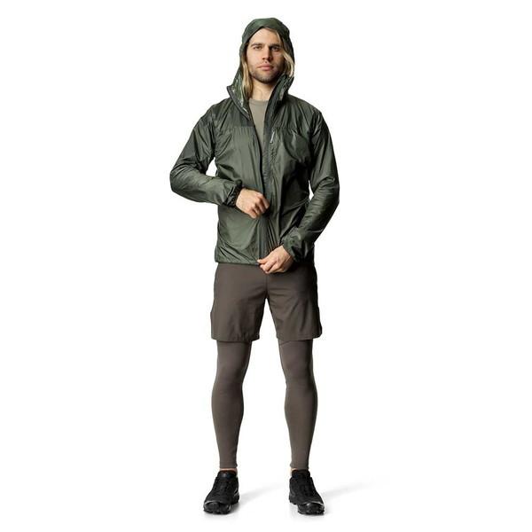 フーディニ HOUDINI Mens Come Along Jacket baremark green 247694 | HOUDINI | 03