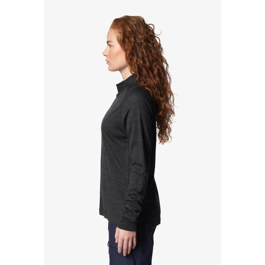 フーディニ Houdini Womens Activist Turtleneck true black 1300549001 ウィメンズ アクティビストタートルネックの画像