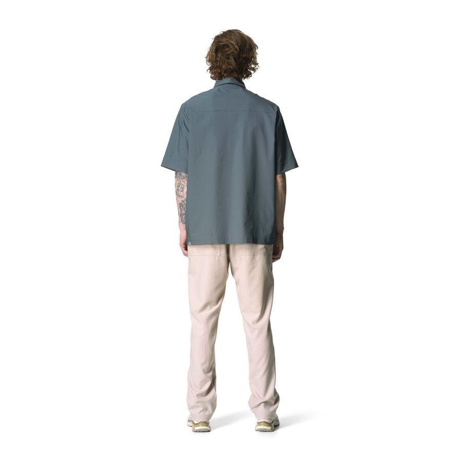 美品 Houdini Cosmo Shirt コスモシャツ GRAY L フーディニ Houdini M's Cosmo Shirt Thunder Gray メンズ コスモ