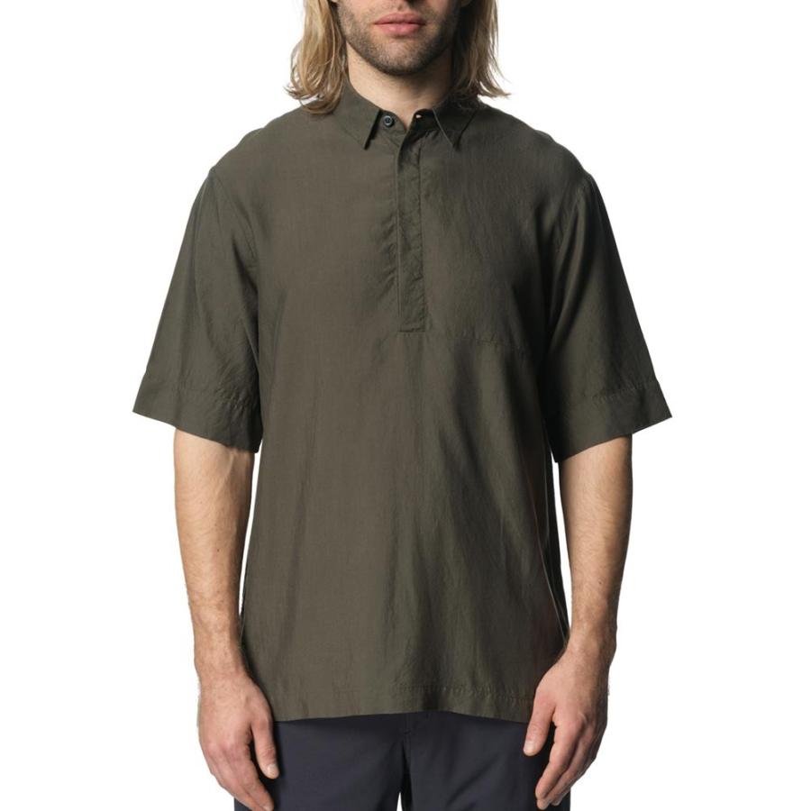 フーディニ Houdini M's Tree Polo Shirt Dawn Green メンズ ツリー