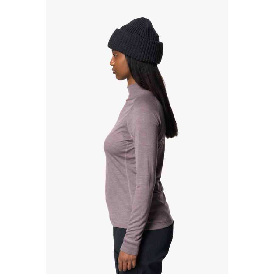 フーディニ Houdini Womens Activist Turtleneck Foggy Purple 130054G621 ウィメンズ アクティビストタートルネックの画像