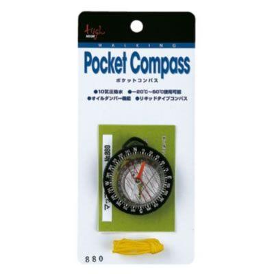 ハイマウント HIGHMOUNT 回転リング付きポケットコンパス | 